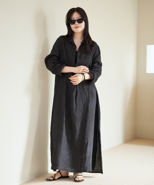 plage（プラージュ）の「LES ATELIERS FRANCAIS DE CONFECTION 別注 SKIPPER ワンピース（ワンピース・レディース・ブラック/ホワイト/Red・36/38）」の13枚目の写真