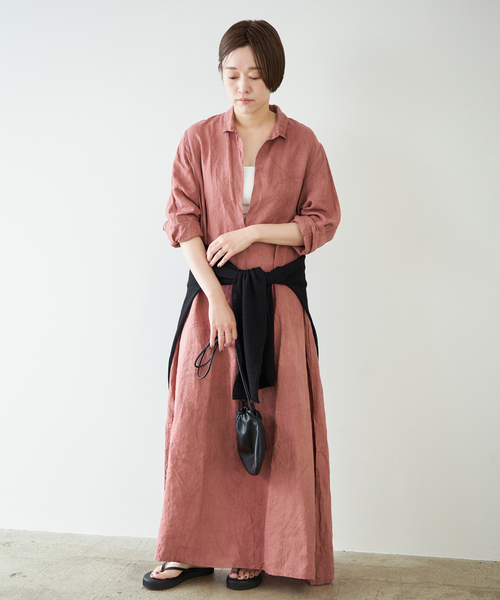 plage（プラージュ）の「LES ATELIERS FRANCAIS DE CONFECTION 別注 SKIPPER ワンピース（ワンピース・レディース・ブラック/ホワイト/Red・36/38）」の15枚目の写真