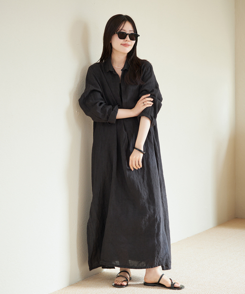 plage（プラージュ）の「LES ATELIERS FRANCAIS DE CONFECTION 別注 SKIPPER ワンピース（ワンピース・レディース・ブラック/ホワイト/Red・36/38）」の16枚目の写真