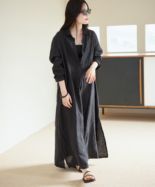 plage（プラージュ）の「LES ATELIERS FRANCAIS DE CONFECTION 別注 SKIPPER ワンピース（ワンピース・レディース・ブラック/ホワイト/Red・36/38）」の17枚目の写真