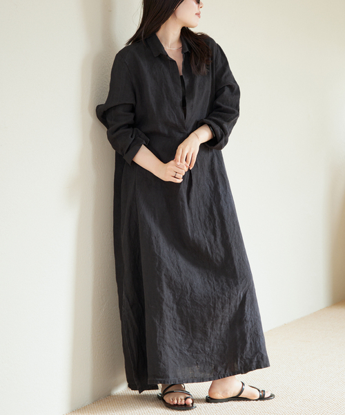 plage（プラージュ）の「LES ATELIERS FRANCAIS DE CONFECTION 別注 SKIPPER ワンピース（ワンピース・レディース・ブラック/ホワイト/Red・36/38）」の19枚目の写真