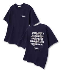サンダーリーフ オーバーサイズ 半袖Tシャツ ネイビー