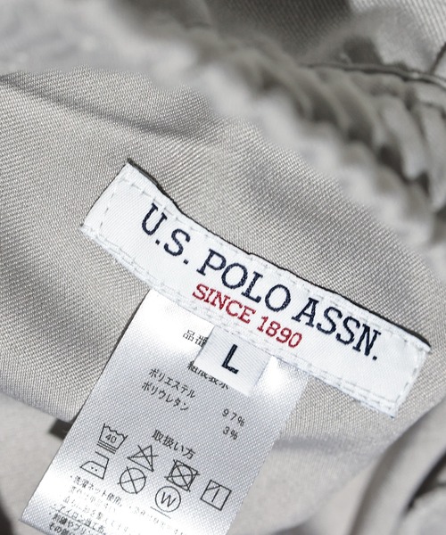 U.S. POLO ASSN.(ユーエスポロアッスン)の「U.S. POLO ASSN. (ユーエスポロアッスン) イージーパンツ PLM62500 ワンポイント ロゴ刺繍 ルーズ テーパードパンツ ウエストゴム ウエスト紐付 ユニセックス(その他パンツ・メンズ・グレー/ブルー/ブラック・M/LL/L)」の14枚目の写真