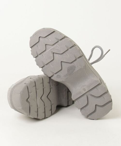 LOVEHUNTER(ラブハンター)の「LOVEHUNTER/+6cm 軽量厚底 レースアップ バレエスニーカー(2252)(スニーカー・レディース・ブラック/グレー/アイボリー・39/38/37/36/35/41/40)」の5枚目の写真