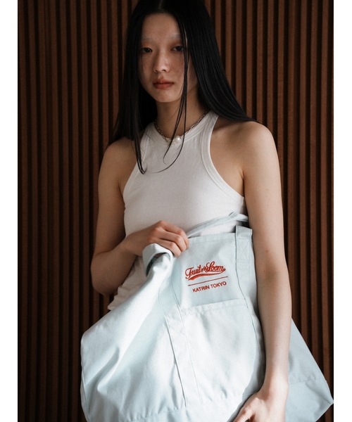 Katrin TOKYO(カトリーントーキョー)の「【FRUIT OF THE LOOM × Katrin TOKYO】bucket tote(トートバッグ・レディース・グリーン/アイボリー/ブルー・FREE)」の3枚目の写真
