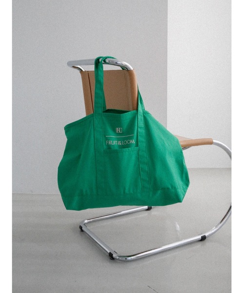Katrin TOKYO(カトリーントーキョー)の「【FRUIT OF THE LOOM × Katrin TOKYO】bucket tote(トートバッグ・レディース・グリーン/アイボリー/ブルー・FREE)」の6枚目の写真