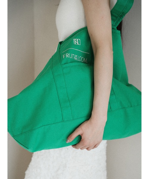 Katrin TOKYO(カトリーントーキョー)の「【FRUIT OF THE LOOM × Katrin TOKYO】bucket tote(トートバッグ・レディース・グリーン/アイボリー/ブルー・FREE)」の18枚目の写真