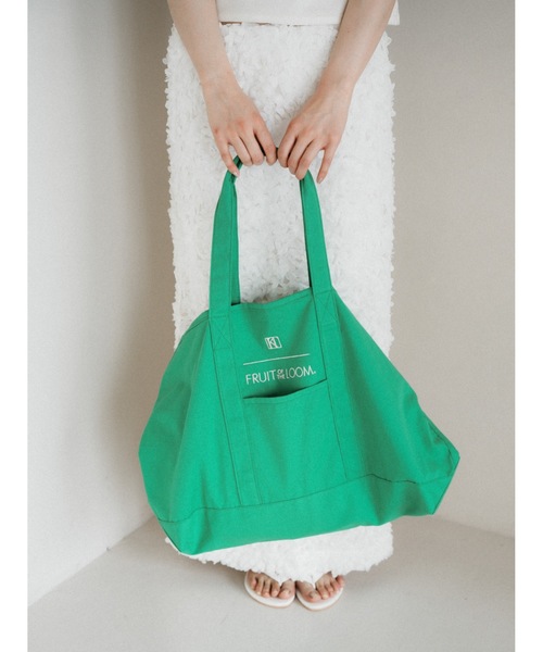 Katrin TOKYO(カトリーントーキョー)の「【FRUIT OF THE LOOM × Katrin TOKYO】bucket tote(トートバッグ・レディース・グリーン/アイボリー/ブルー・FREE)」の19枚目の写真
