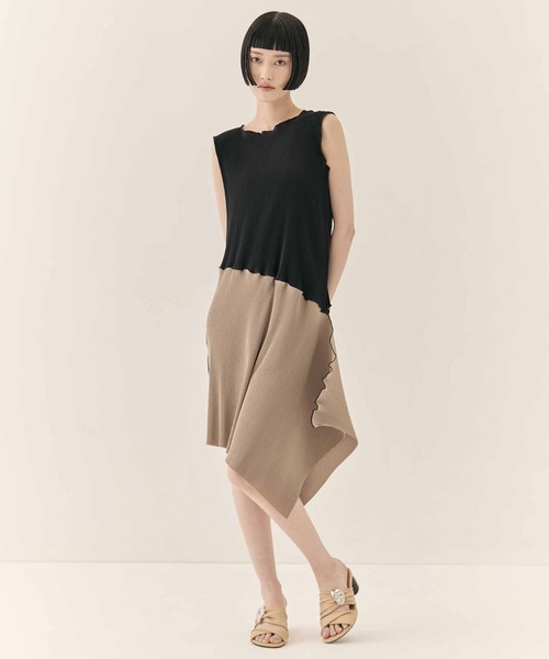 kotohayokozawa/コトハヨコザワ】SQUARE DRESS SLEEVELESS/スクエア