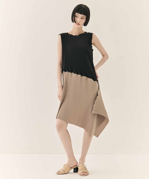 kotohayokozawa/コトハヨコザワ】SQUARE DRESS SLEEVELESS/スクエア