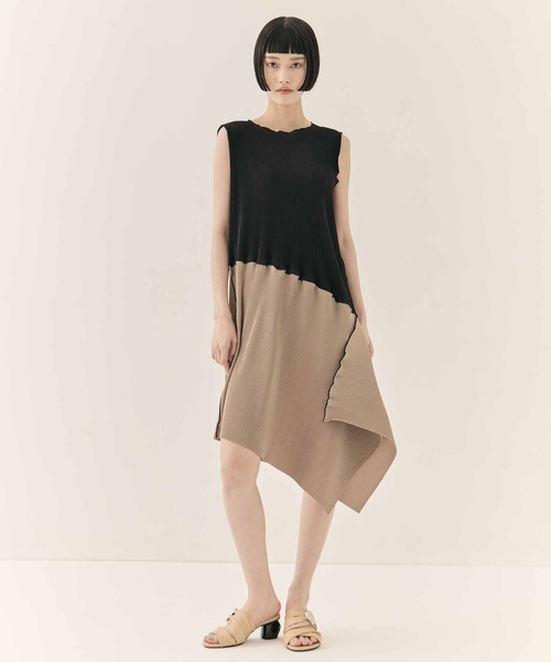 kotohayokozawa/コトハヨコザワ】SQUARE DRESS SLEEVELESS/スクエア