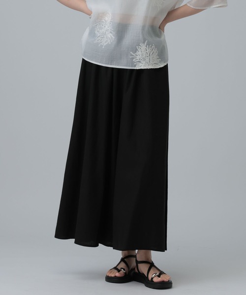 LEPSIM(レプシィム)の「リネンブレンドスカーチョ 639320(その他パンツ・レディース・ブラウン系その他/ベージュ/ブラック・FREE)」の13枚目の写真
