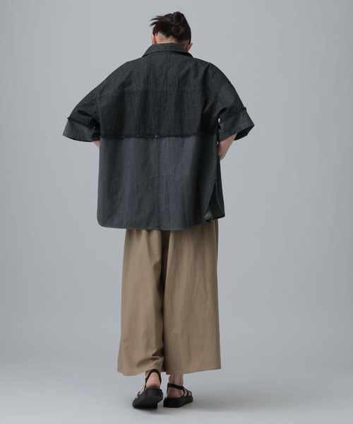 LEPSIM(レプシィム)の「リネンブレンドスカーチョ 639320(その他パンツ・レディース・ブラウン系その他/ベージュ/ブラック・FREE)」の18枚目の写真