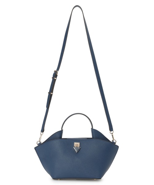 Guess（ゲス）の「PATSIE Mini Tote ミニトート ショルダーバッグ（ショルダーバッグ・レディース・パープル/ネイビー/オフホワイト/ブラック・ONE SIZE）」の7枚目の写真
