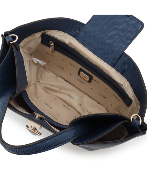 Guess（ゲス）の「PATSIE Mini Tote ミニトート ショルダーバッグ（ショルダーバッグ・レディース・パープル/ネイビー/オフホワイト/ブラック・ONE SIZE）」の11枚目の写真