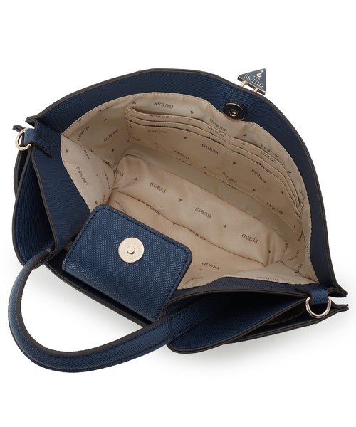 Guess（ゲス）の「PATSIE Mini Tote ミニトート ショルダーバッグ（ショルダーバッグ・レディース・パープル/ネイビー/オフホワイト/ブラック・ONE SIZE）」の12枚目の写真