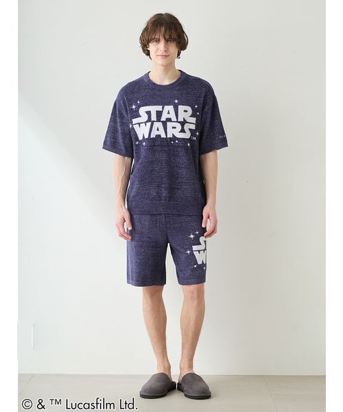 gelato pique（ジェラートピケ）の「【STAR WARS】【メンズ】スムーズィーキャラクタージャガードプルオーバー（ルームウェア/パジャマ・メンズ・クリーム/ネイビー/ミント・M/L）」の7枚目の写真