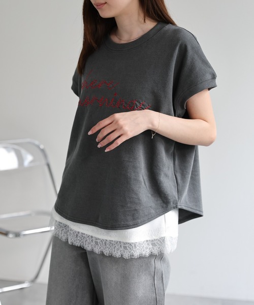 model：162cm 着用サイズ：F