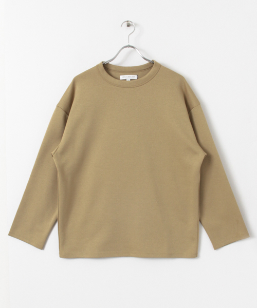 URBAN RESEARCH（アーバンリサーチ）の「UR ポンチルーズ8分袖Tシャツ（Tシャツ/カットソー・メンズ・ベージュ/グレー/ブラック/ホワイト・MEDIUM/LARGE）」の6枚目の写真