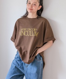 studio CLIP | ロゴプリントTシャツチュニック(Tシャツ/カットソー)