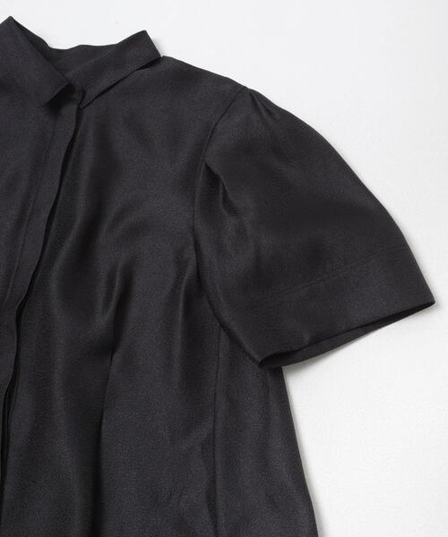 URBAN RESEARCH ROSSO WOMEN（アーバンリサーチ　ロッソ）の「シアーオーガンジーフォルムシャツ（シャツ/ブラウス・レディース・ブラック/オフホワイト・FREE）」の19枚目の写真
