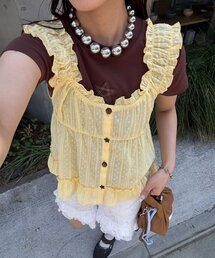 クリーニング済♡HERMES ノースリーブ イエロー サイズ38 クリーニング済♡HERMES ノースリーブ イエロー サイズ38 【公式通販】