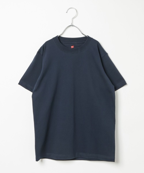 HANES（ヘインズ）の「Hanes(ヘインズ)】BEEFY-T(KIDS)（Tシャツ/カットソー・キッズ・グレー/オフホワイト/ブラック/ネイビー・140cm/160cm）」の4枚目の写真