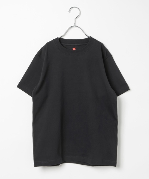 HANES（ヘインズ）の「Hanes(ヘインズ)】BEEFY-T(KIDS)（Tシャツ/カットソー・キッズ・グレー/オフホワイト/ブラック/ネイビー・140cm/160cm）」の3枚目の写真