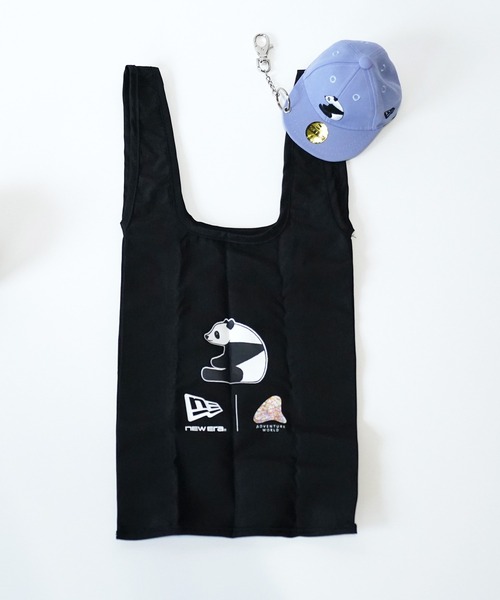 NEW ERA(ニューエラ)の「【NEW ERA】NEW ERA キャップポーチエコバッグ(エコバッグ/サブバッグ・レディース・ラベンダー/ブラック/パープル系・FREE)」の3枚目の写真