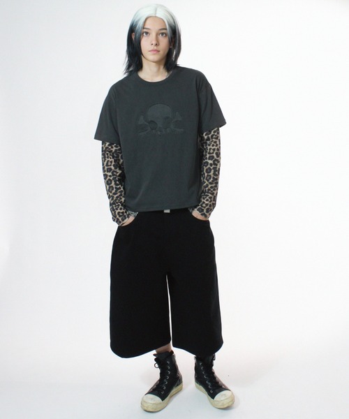 KEYMISERY(キーミザリー)の「A'GEM/9 × .kom 『KEYMISERY/キーミザリー』 Leopard Shaggy Bermuda Pants/レオパードシャギーバミューダパンツ(その他パンツ・メンズ・ブラック・M/L)」の10枚目の写真