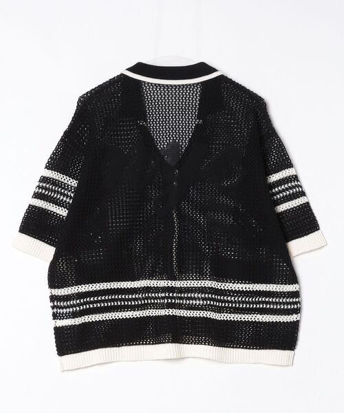 ANNA SUI NYC/アナ スイ エヌワイシー/メッシュニット半袖カーディガン
