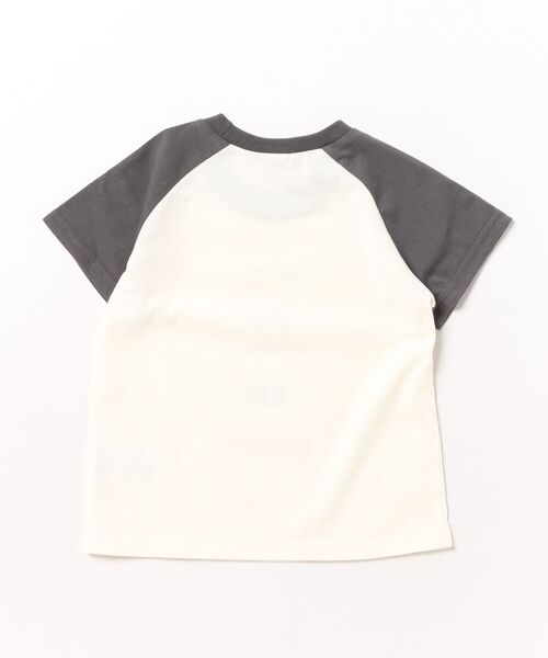 PEANUTS(ピーナッツ)の「半袖デイリーTシャツ スヌーピー(Tシャツ/カットソー・キッズ・オフホワイト/チャコールグレー・95cm/90cm/80cm)」の7枚目の写真