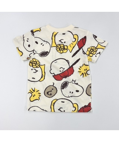 PEANUTS(ピーナッツ)の「半袖デイリーTシャツ スヌーピー(Tシャツ/カットソー・キッズ・オフホワイト/チャコールグレー・95cm/90cm/80cm)」の6枚目の写真