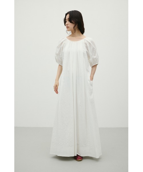 STYLEMIXER(スタイルミキサー)の「コットンストライプタックスリーブワンピース(ワンピース・レディース・ホワイト/ブラック・SMALL/MEDIUM)」の8枚目の写真