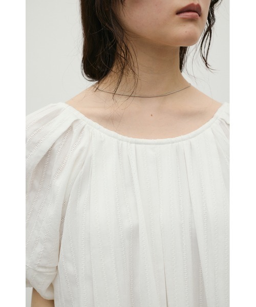 STYLEMIXER(スタイルミキサー)の「コットンストライプタックスリーブワンピース(ワンピース・レディース・ホワイト/ブラック・SMALL/MEDIUM)」の11枚目の写真