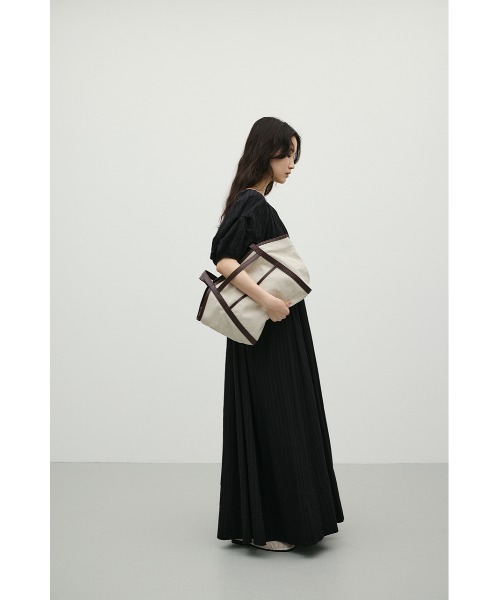 STYLEMIXER(スタイルミキサー)の「コットンストライプタックスリーブワンピース(ワンピース・レディース・ホワイト/ブラック・SMALL/MEDIUM)」の18枚目の写真