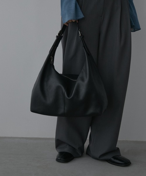 Aunt Marie's(アントマリーズ)の「ワンハンドルBIGショルダーバッグ(ショルダーバッグ・レディース・ダークグリーン/ブルー/ブラック・FREE)」の11枚目の写真
