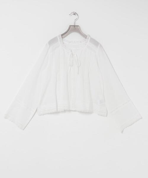 URBAN RESEARCH(アーバンリサーチ)の「Picchi Nia SOFT FRILL WHITE(シャツ/ブラウス・レディース・ホワイト・FREE)」の2枚目の写真