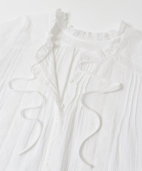 URBAN RESEARCH(アーバンリサーチ)の「Picchi Nia SOFT FRILL WHITE(シャツ/ブラウス・レディース・ホワイト・FREE)」の3枚目の写真
