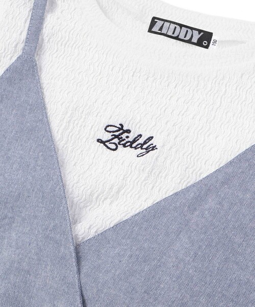 ZIDDY(ジディ)の「半袖Tシャツドッキングワンピース(130~160cm)(ワンピース・キッズ・ブルー・FREE/150cm/140cm)」の10枚目の写真
