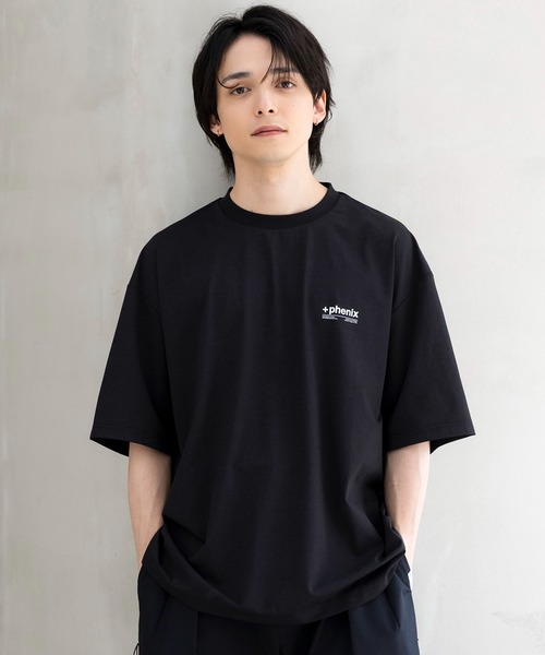 +phenix(プラスフェニックス)の「+phenix(プラスフェニックス)Outlast TOPOGRAPHY SHORT SLEEVE TEE / トポグラフィー ショートスリーブTシャツ(Tシャツ/カットソー・メンズ・ホワイト/グレー/ブラック・M/L)」の3枚目の写真