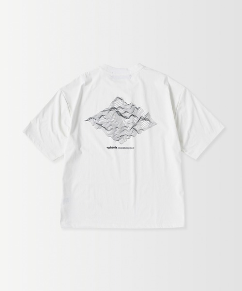 +phenix(プラスフェニックス)の「+phenix(プラスフェニックス)Outlast TOPOGRAPHY SHORT SLEEVE TEE / トポグラフィー ショートスリーブTシャツ(Tシャツ/カットソー・メンズ・ホワイト/グレー/ブラック・M/L)」の13枚目の写真