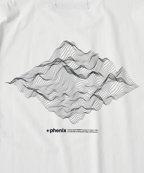 +phenix(プラスフェニックス)の「+phenix(プラスフェニックス)Outlast TOPOGRAPHY SHORT SLEEVE TEE / トポグラフィー ショートスリーブTシャツ(Tシャツ/カットソー・メンズ・ホワイト/グレー/ブラック・M/L)」の10枚目の写真