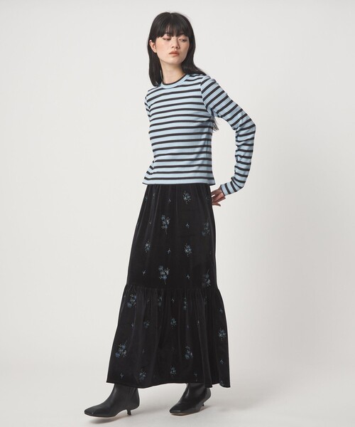 EMMEL REFINES（エメルリファインズ）の「＜EMMEL REFINES＞EM マルチボーダー ロングスリーブ プルオーバー（Tシャツ/カットソー・レディース・ライトブルー/ピンク・FREE）」の11枚目の写真