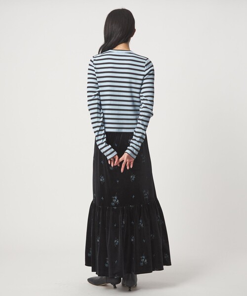 EMMEL REFINES（エメルリファインズ）の「＜EMMEL REFINES＞EM マルチボーダー ロングスリーブ プルオーバー（Tシャツ/カットソー・レディース・ライトブルー/ピンク・FREE）」の12枚目の写真