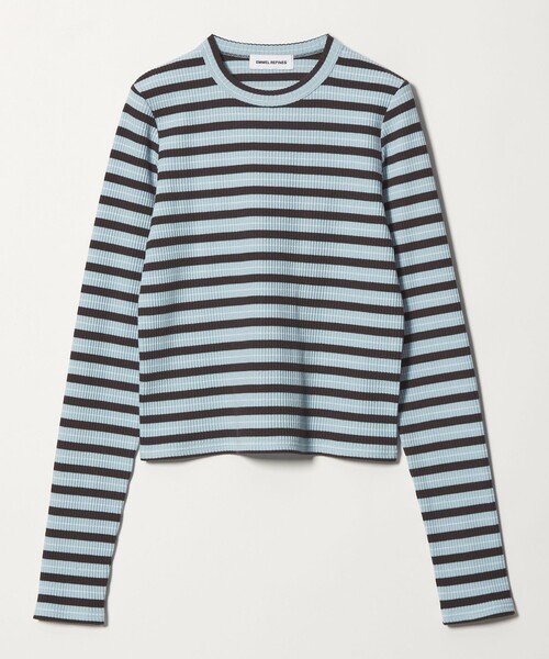 EMMEL REFINES（エメルリファインズ）の「＜EMMEL REFINES＞EM マルチボーダー ロングスリーブ プルオーバー（Tシャツ/カットソー・レディース・ライトブルー/ピンク・FREE）」の18枚目の写真