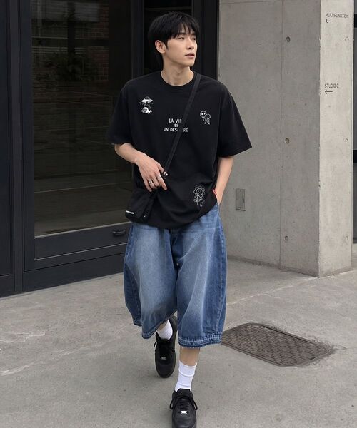 ARTISTWEAR（アーティストウェア）の「[ATW] ラビダドローイング 半袖Tシャツ - 2COLOR（Tシャツ/カットソー・レディース・ホワイト/ブラック・SMALL/MEDIUM/LARGE/X-LARGE/XX-LARGE/XXXX-LARGE）」の8枚目の写真