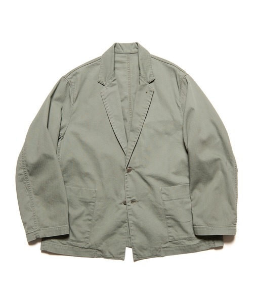 SOPHNET.（ソフネット）の「DAMAGED WIDE JACKET（ブルゾン・メンズ・ブルー/ブラック/カーキ・2/3/4）」の2枚目の写真