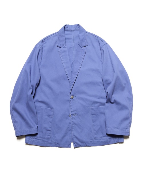 SOPHNET.（ソフネット）の「DAMAGED WIDE JACKET（ブルゾン・メンズ・ブルー/ブラック/カーキ・2/3/4）」の3枚目の写真