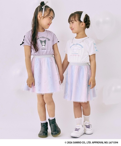 ANAP kids（アナップキッズ）の「ANAPKIDS×シナモロール・クロミチュールワンピース（ワンピース・キッズ・ラベンダー/ホワイト・120/110/130）」の7枚目の写真
